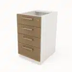 cajonera oficina pedestal 4 cajones 02