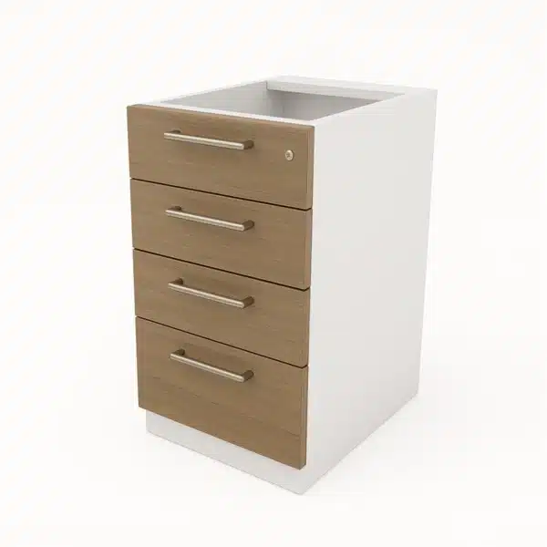cajonera oficina pedestal 4 cajones 02