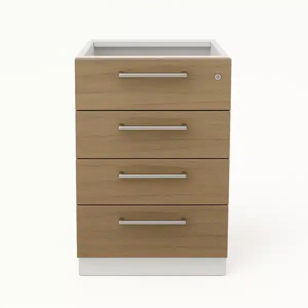 cajonera oficina pedestal 4 cajones 03