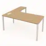 escritorio en l