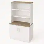 estante oficina - 2 puertas - librero 02