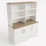 estante oficina - 3 puertas - biblioteca 01