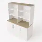 estante oficina - 3 puertas - biblioteca 02