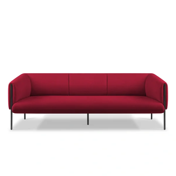 sillon alfa triple rojo 01